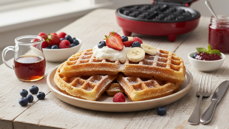 Obraz pokazujące gofry