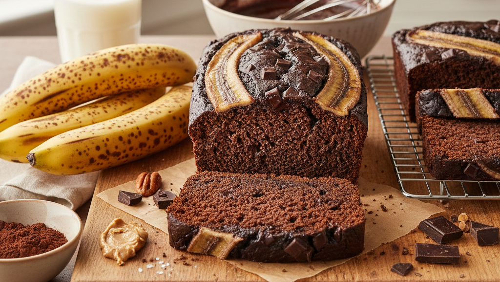 Wilgotne ciasto czekoladowe z bananami – przepis, który zawsze wychodzi!