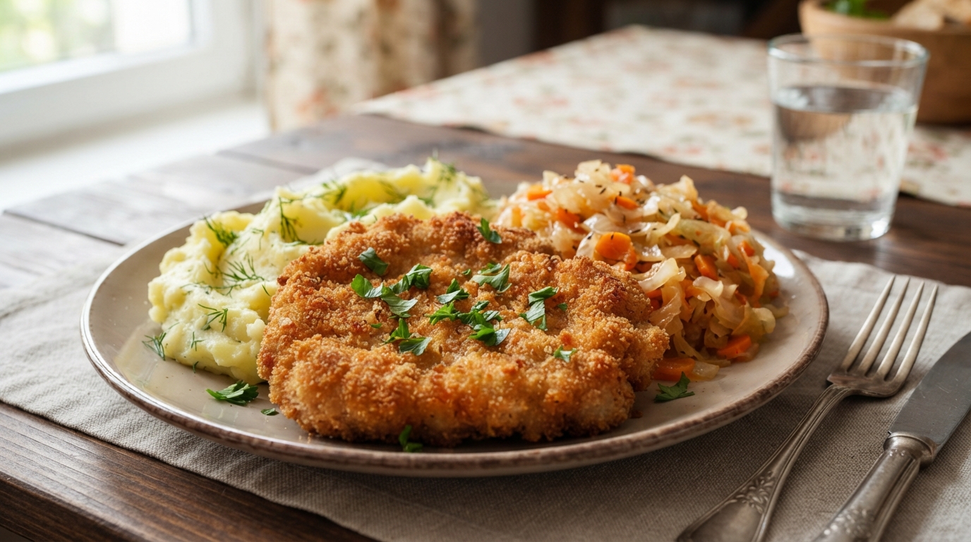 Soczysty kotlet schabowy – tradycyjny przepis na idealny polski obiad
